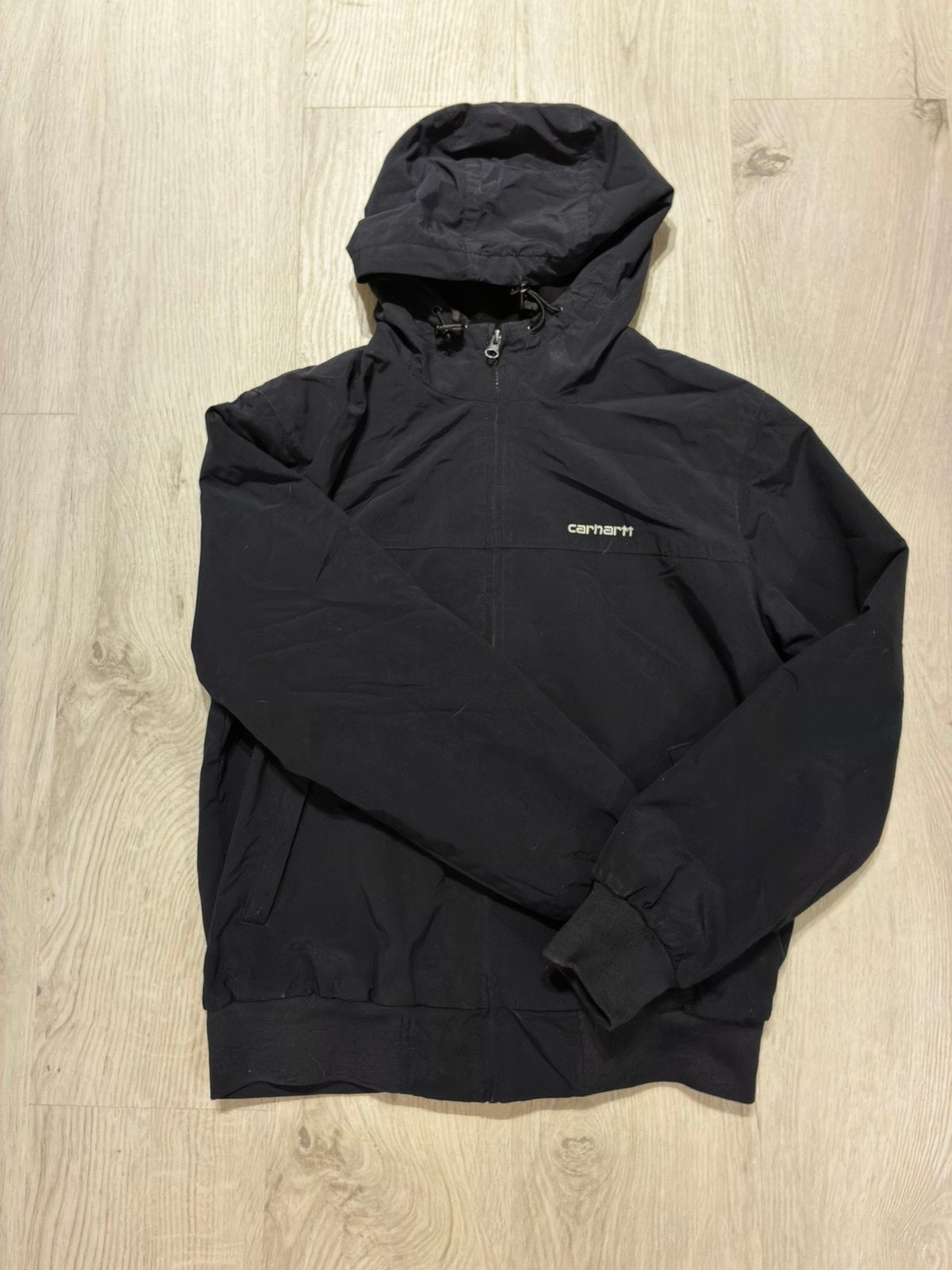 Carhartt Hooded Sail Jacket, Ophalen of Verzenden, Gedragen, Maat 46 (S) of kleiner, Zwart