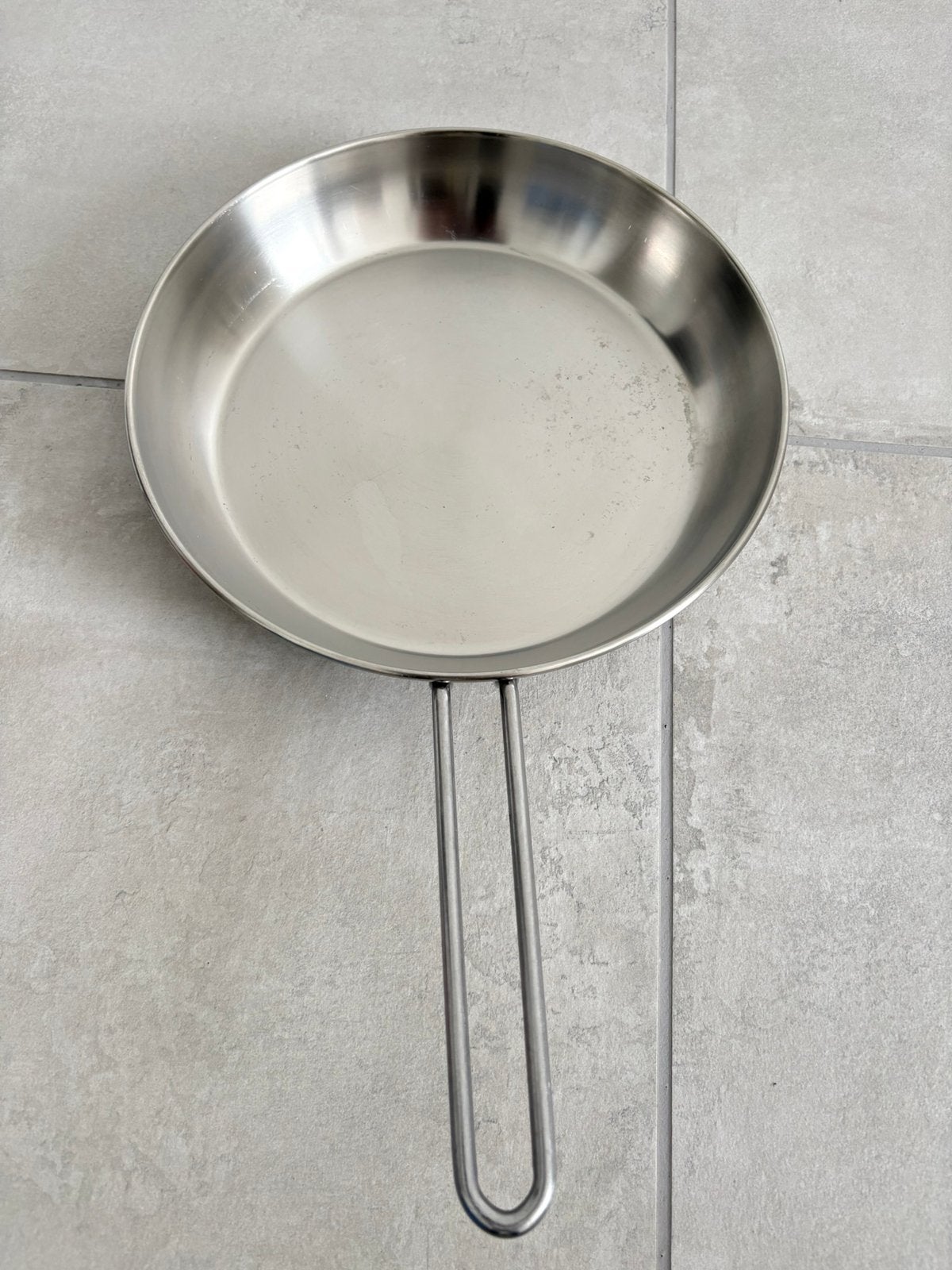 Poêle en inox, Enlèvement, Comme neuf, Inox