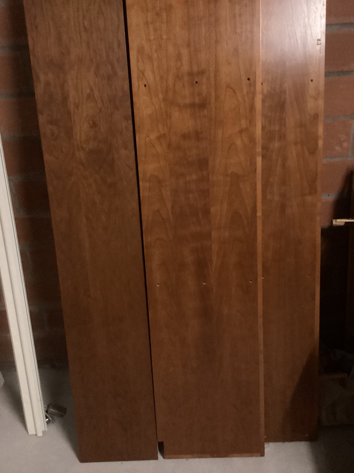Kersenhout -afgewerkte planken in fineerhout, Doe-het-zelf en Bouw, Hout en Planken, Ophalen, Zo goed als nieuw