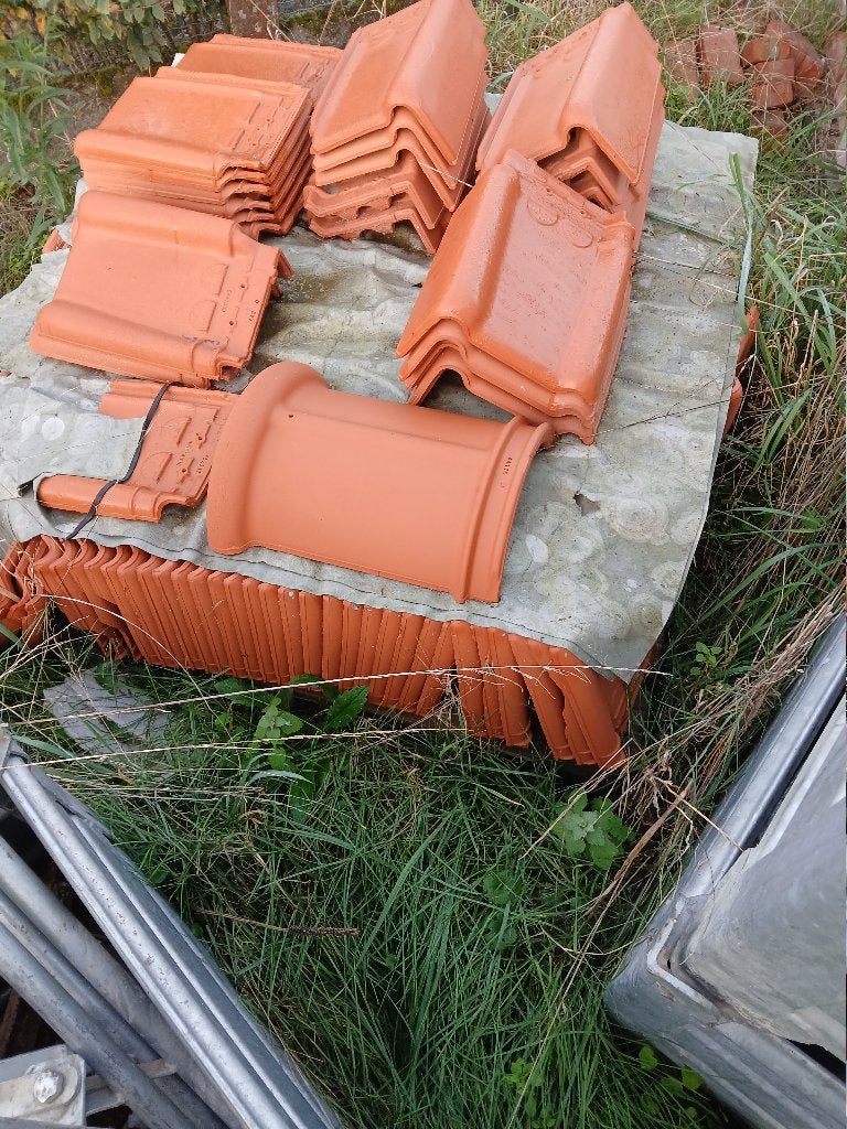 Stormpan rood, Bricolage & Construction, Pierre ou Argile, Enlèvement, 5 à 10 m², Neuf