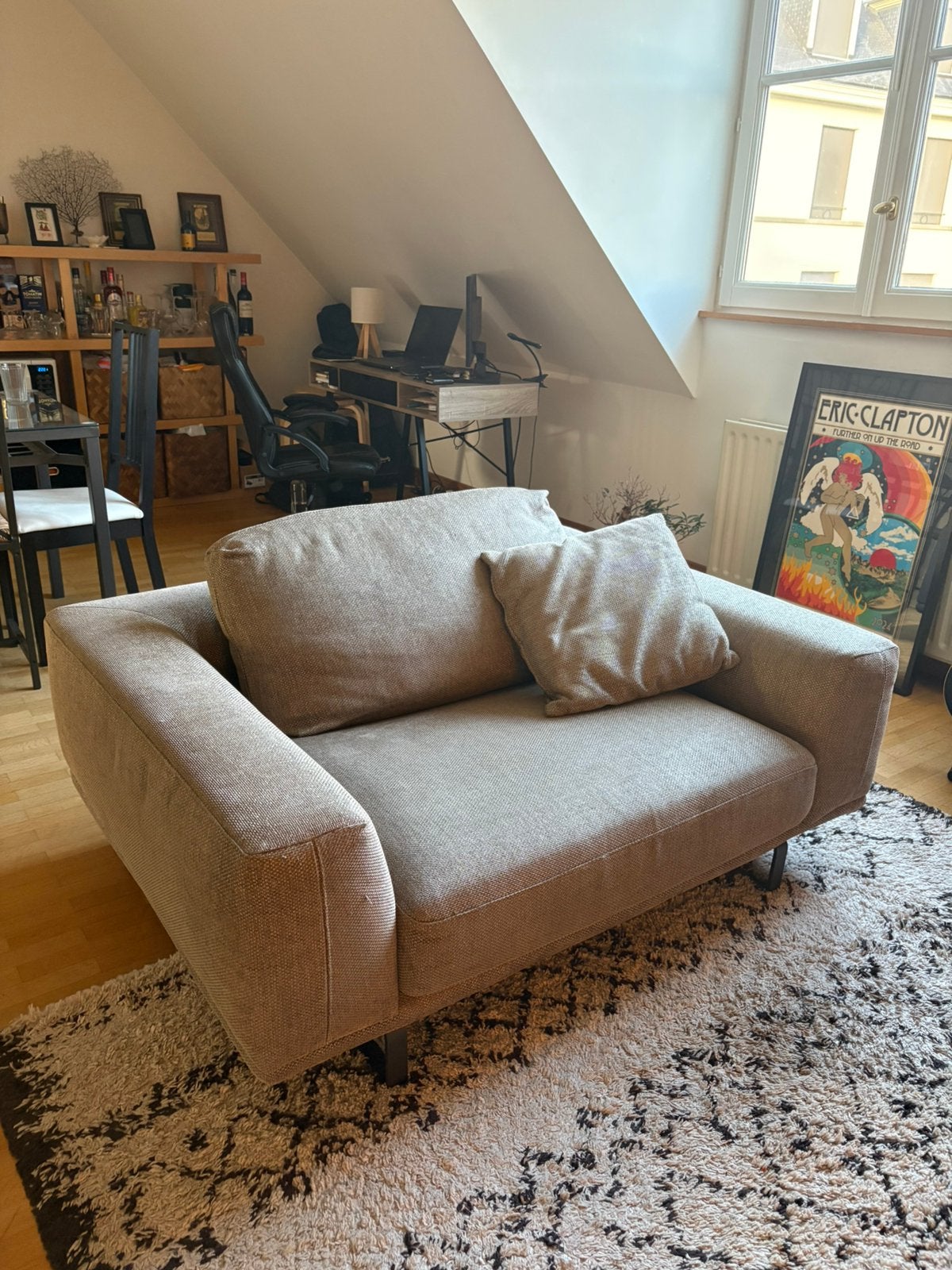Natuzzi Italia Tempo 2834 Designer Sofa, Ophalen, 100 tot 125 cm, Minder dan 150 cm, Italiaans