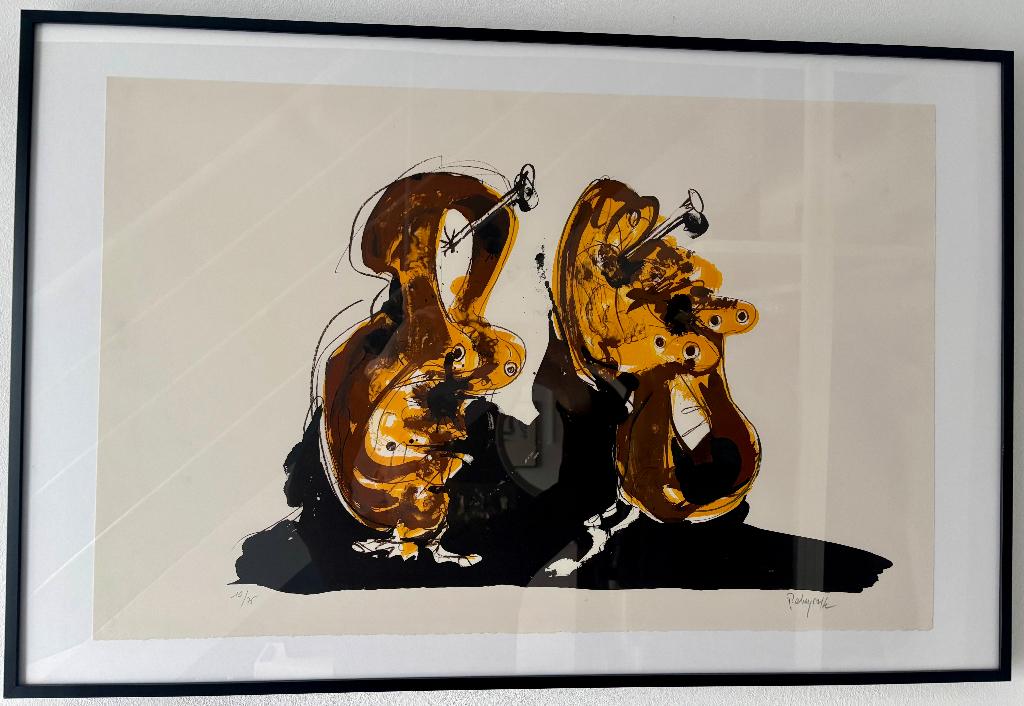 Mooie gesigneerde en genummerde litho Paul Rebeyrolle, Antiquités & Art, Art | Lithographies & Sérigraphies, Enlèvement