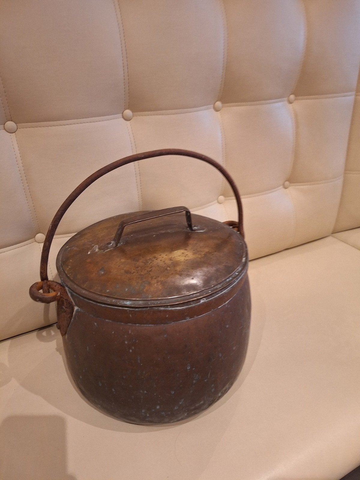 Koperen ketel, Antiek en Kunst, Antiek | Brons en Koper, Koper, Ophalen of Verzenden