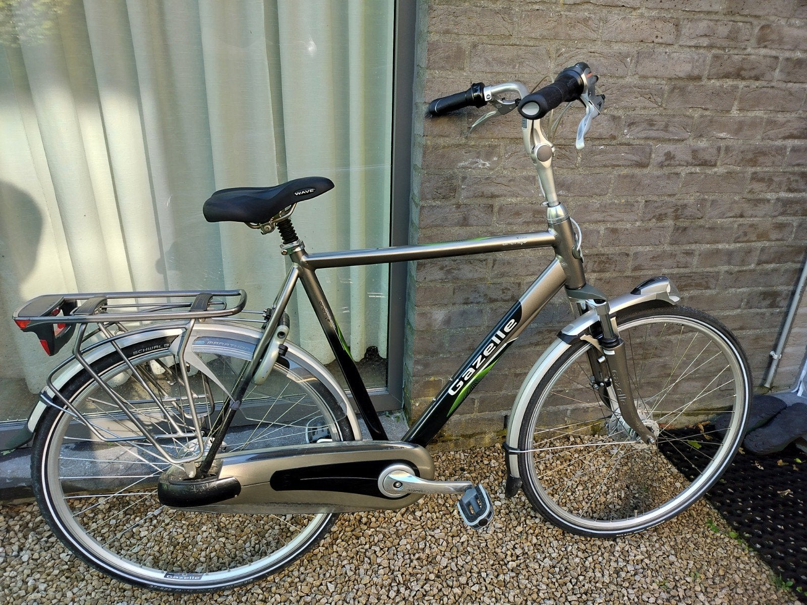 Herenfiets Gazelle, Fietsen en Brommers, Ophalen, Versnellingen, Zo goed als nieuw, 61 tot 65 cm
