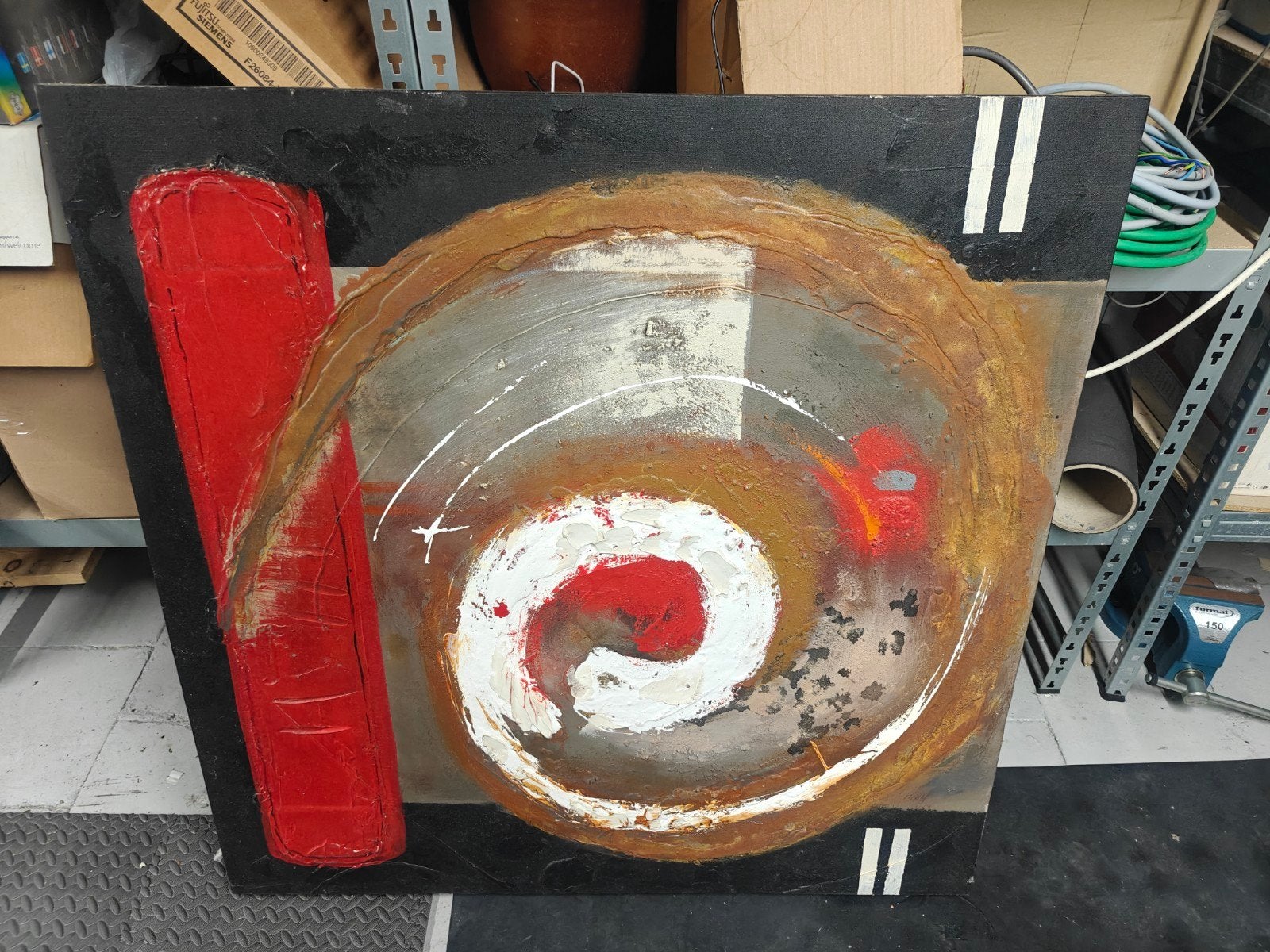 Schilderij Modern (Gratis), Antiek en Kunst, Ophalen of Verzenden