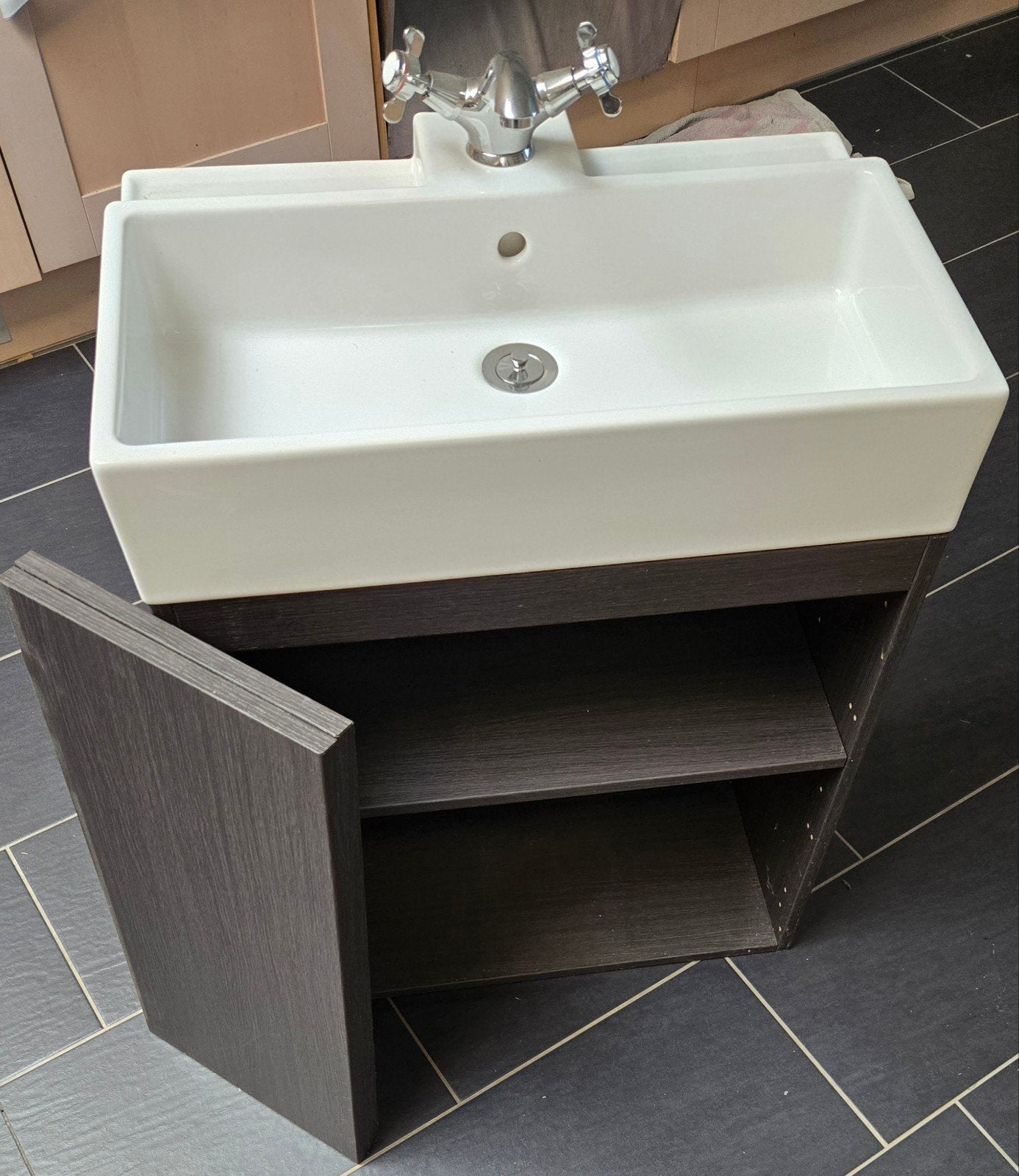badkamer kast met lavabo Ikea nieuw, Ophalen, Nieuw, Wastafelkast