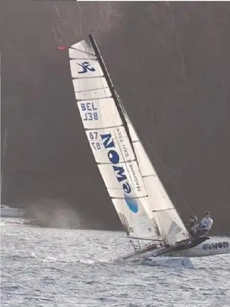 Catamaran F18, Watersport en Boten, Ophalen, Gebruikt, Hobie, Geen motor