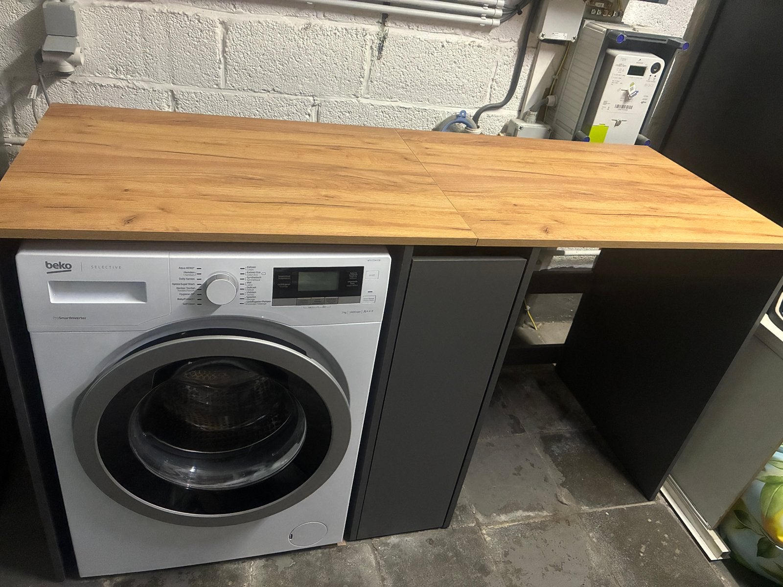 Kast voor wasmachine en droogkast 3md oud, Enlèvement, Comme neuf