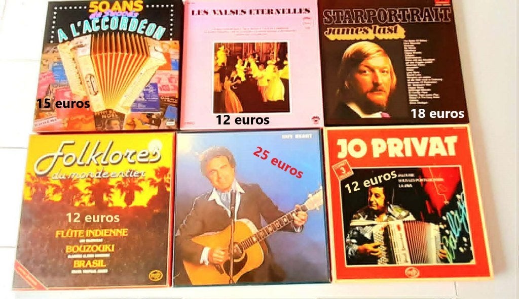 LOT DE PLUSIEURS 33 TRS, LP, Enlèvement ou Envoi, Coffret, Comme neuf