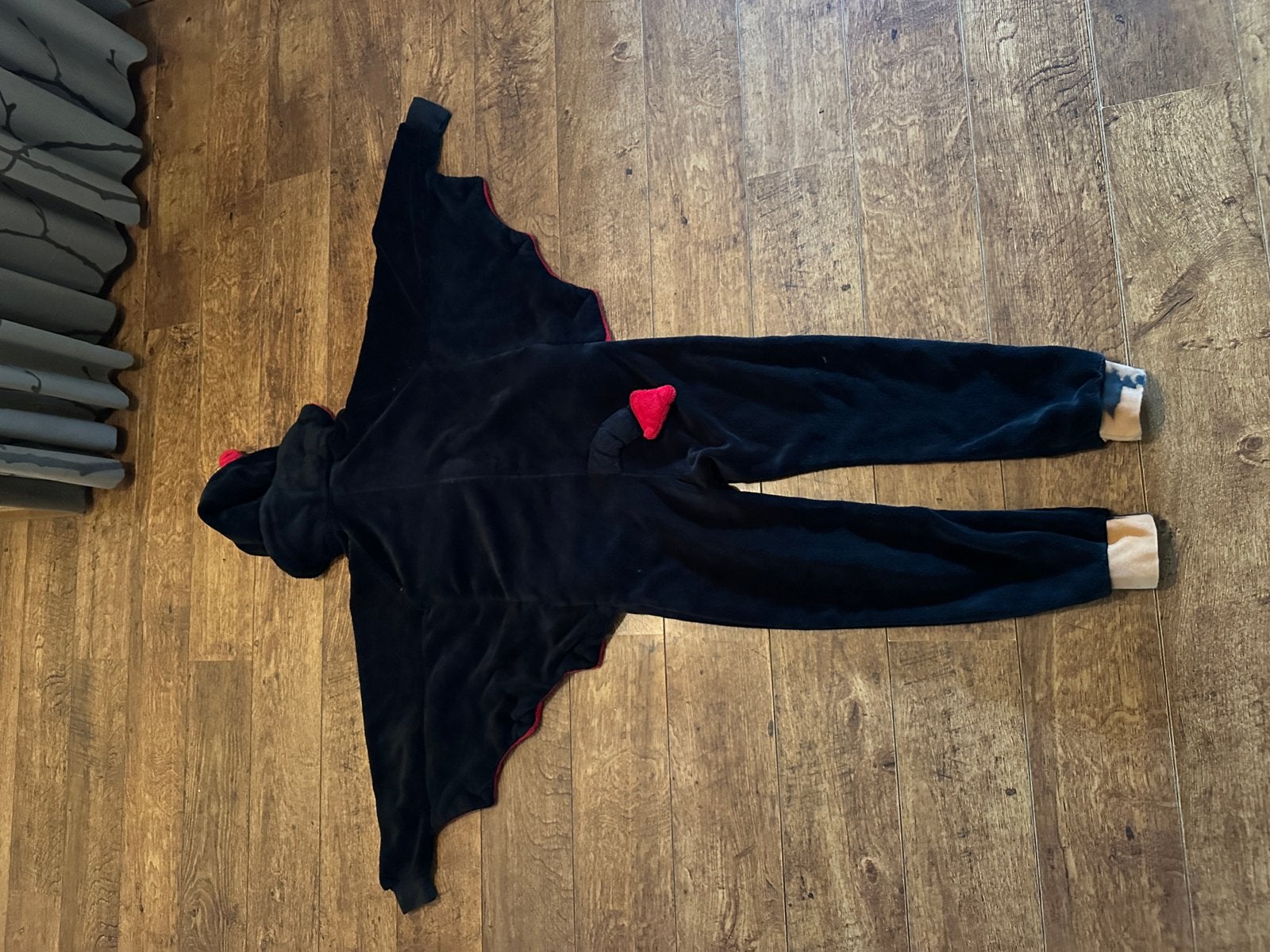 Onesie Vleermuis Pak Vampier Kostuum Halloween maat 146 JBC, Enlèvement, Utilisé, 146 à 152, Garçon ou Fille