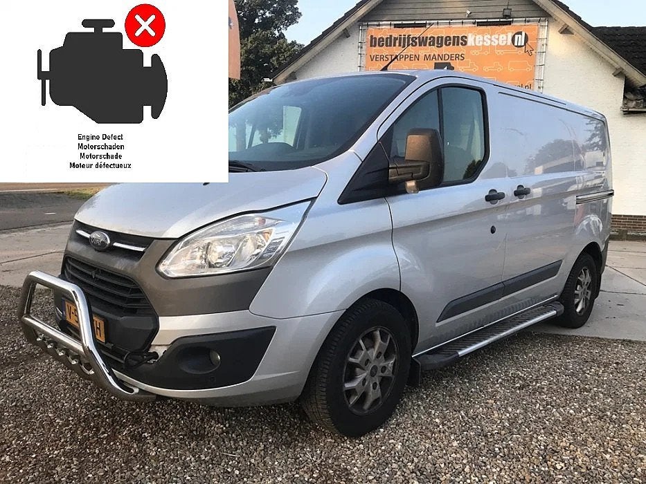 Ford Transit Custom 270 2.0 TDCI 96 kW Euro 6 Motorschade L1, Autos : Divers, Voitures accidentées, Ford, Boîte manuelle, Diesel