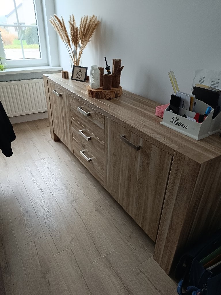 Volledige eetkamer met stoelen, Huis en Inrichting, Ophalen, Zo goed als nieuw, 6 tot 8 stoelen