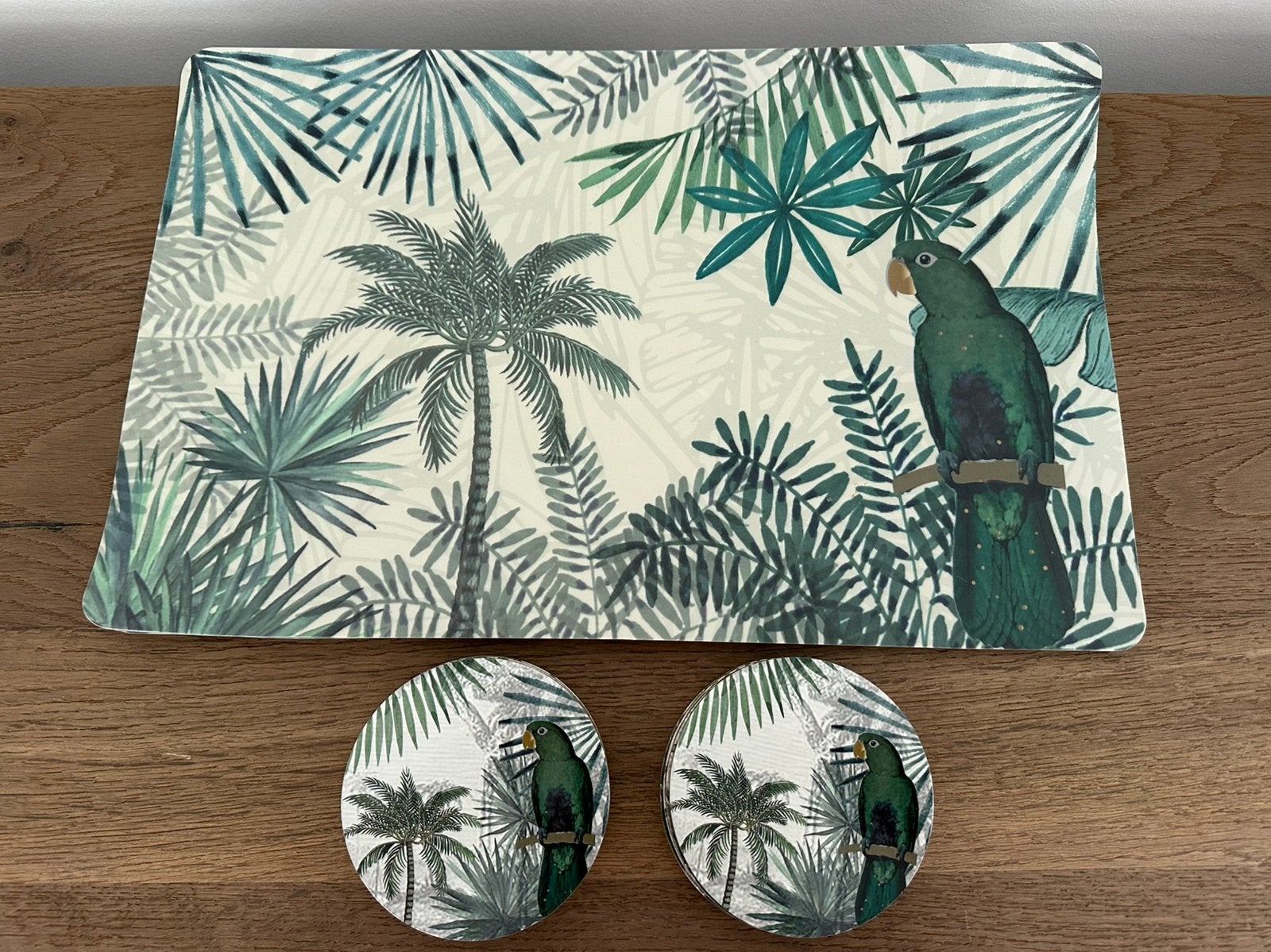 Onderleggers + onderzetter Maison Du Monde, Huis en Inrichting, Woonaccessoires | Onderzetters, Ophalen, Gebruikt, Placemat, Meerkleurig