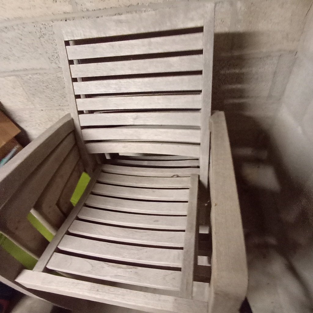 Teakstoelen buiten, Ophalen, Zo goed als nieuw, Hout, Stapelbaar