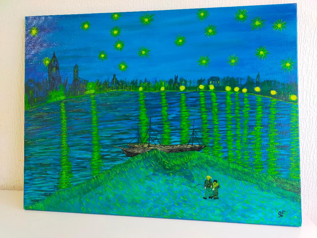 Peinture Nature de nuit, Enlèvement