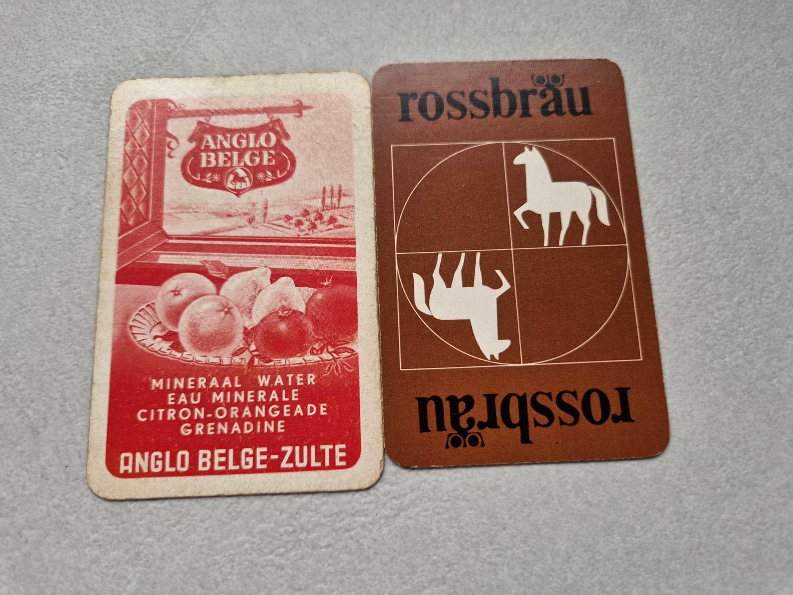 2 speelkaarten anglo belge, Verzamelen, Ophalen of Verzenden