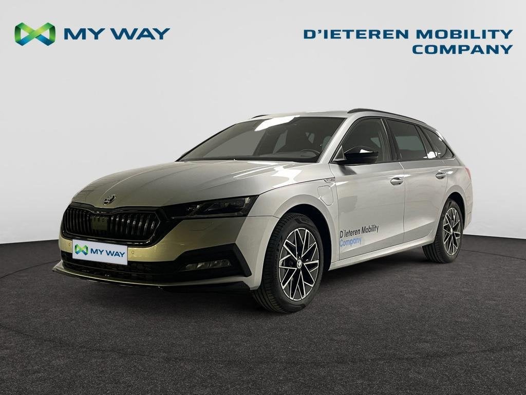 Skoda Octavia Combi PHEV Octavia SW PHEV 1.4 TSI Sportlne DS, Auto's, Automaat, Break, Zilver of Grijs, Te koop