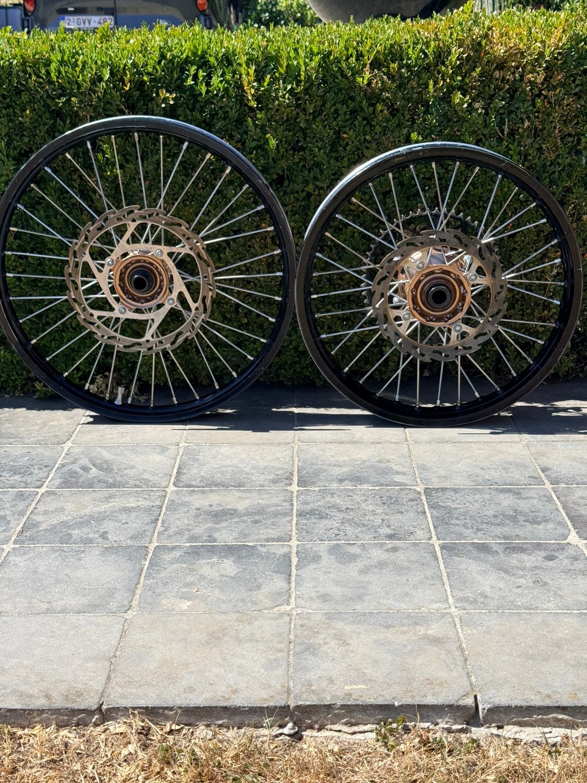 Haan/Excel wielen voor Kawasaki kxf 250/450 2026, Motoren, Ophalen, Gebruikt