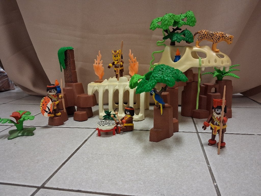 Playmobil set 3040 - Jungle Cave dinosaurusskelet, Ophalen, Wild life, Gebruikt, Complete set