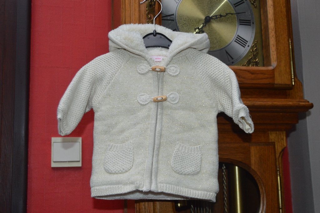 Wintergevoerde jas voor babymeisjes T62 Zeer goede staat!, Meisje, Ophalen of Verzenden, Zo goed als nieuw, Jasje