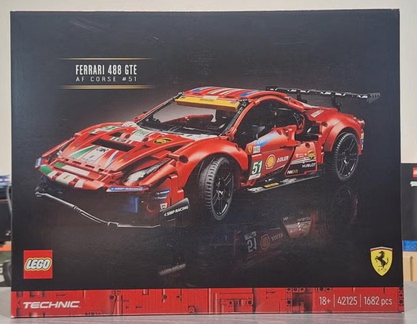 lego Ferrari 488 GTE, Ophalen, Zo goed als nieuw, Lego