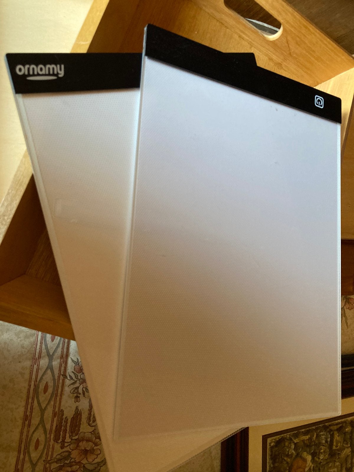 2 lichtpanelen voor diamant painting zonder kabeltjes, Diversen, Schrijfwaren, Ophalen, Gebruikt