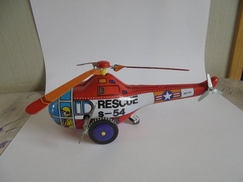 HELIKOPTER VAN BLIK, Ophalen of Verzenden