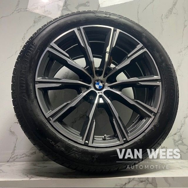 Bmw X5 X6 G05 G06 305/40/20 INCH STYLING 740 M BRIDGESTONE Z, Gebruikt, -, -, Banden en Velgen