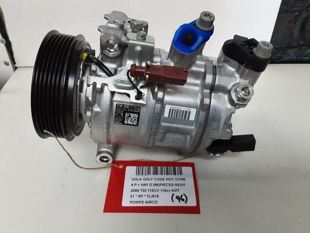 COMPRESSEUR CLIMATISATION Golf VIII (CD1) (3Q0816803D), Autos : Pièces & Accessoires, Volkswagen, Volkswagen AG, Utilisé, Kundenbetreuung@volkswagen.de
