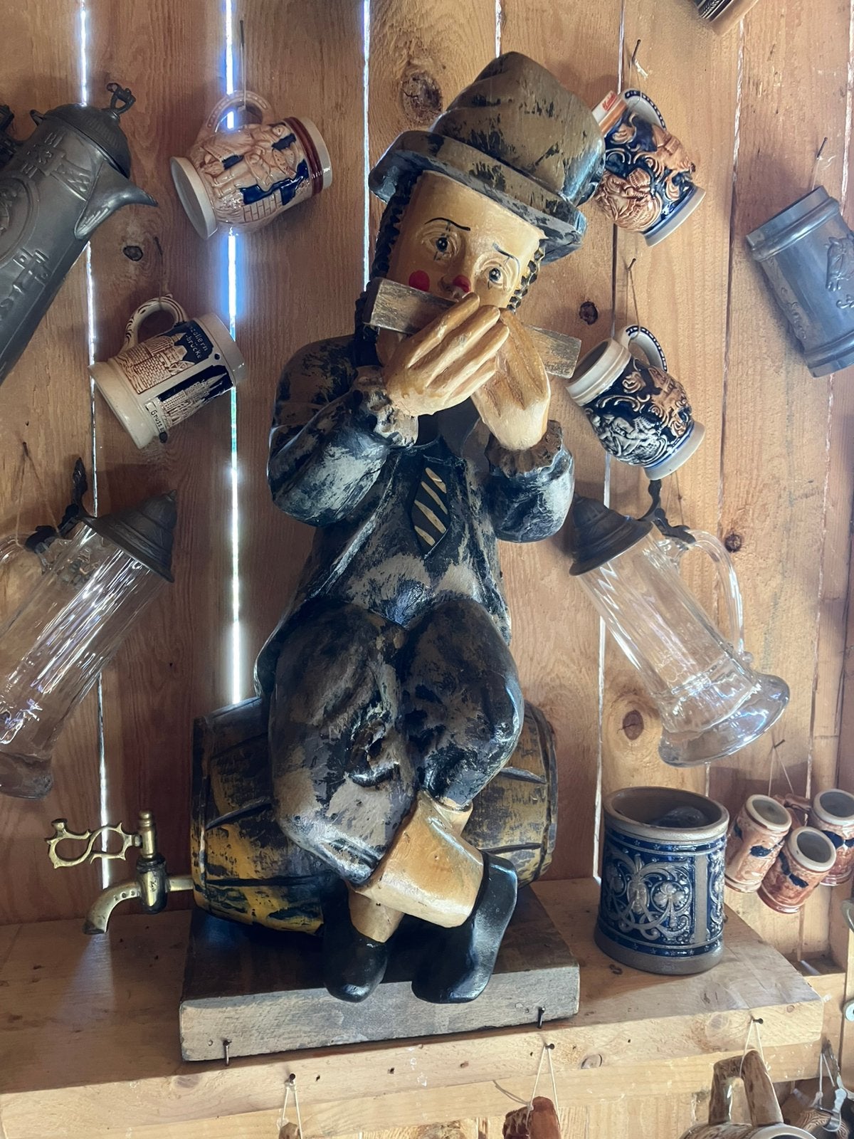 Joueur d'harmonica, Antiquités & Art, Enlèvement