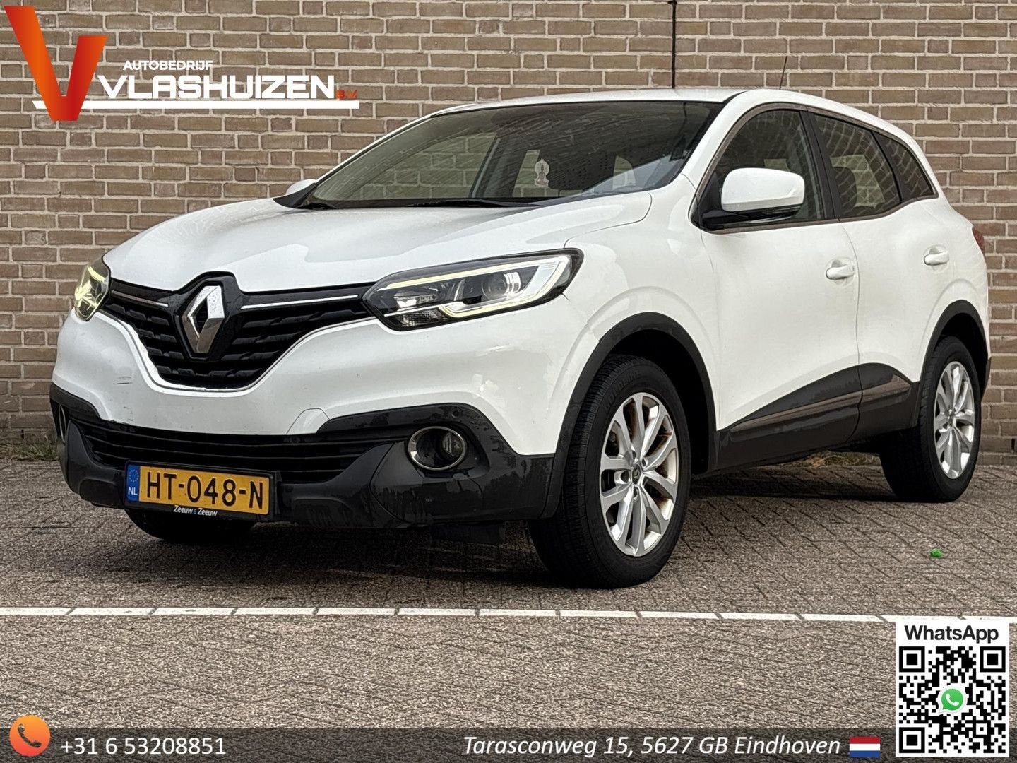 Renault Kadjar 1.2 TCe Zen | Climate | Cruise | Navi | PDC |, Kadjar, Wit, Bedrijf, Handgeschakeld
