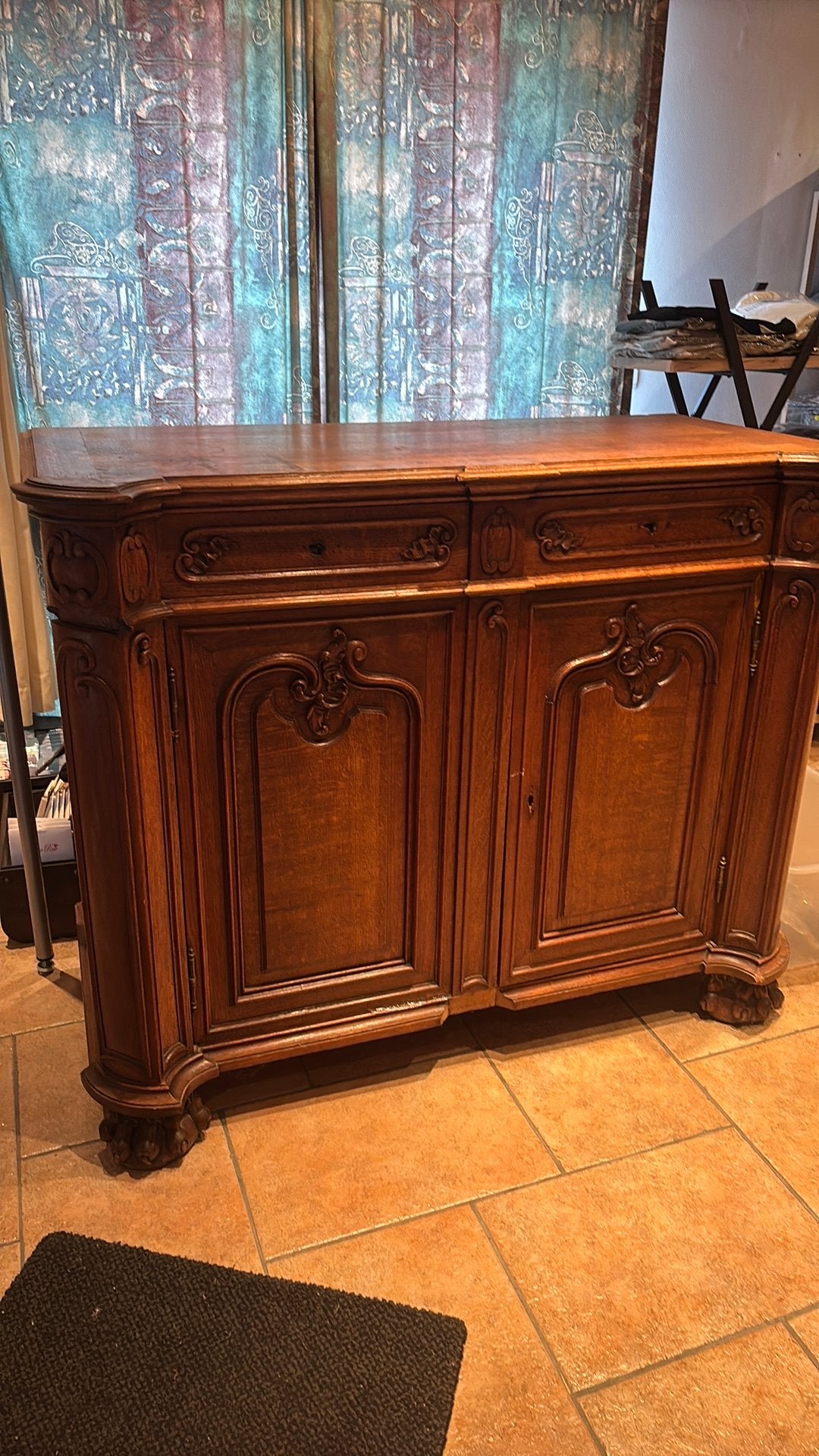 Meuble ancien, Avec tiroir(s), 100 à 150 cm, Enlèvement, Utilisé