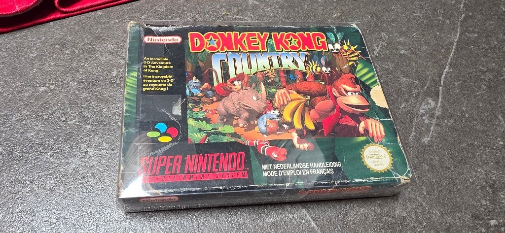 SNES Donkey Kong in een doos, Games en Spelcomputers, Ophalen of Verzenden, Gebruikt