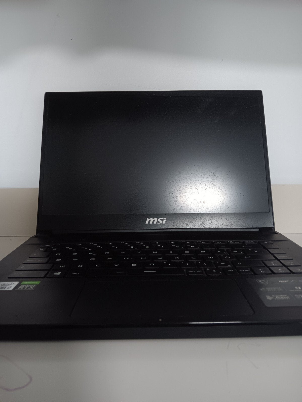 Msi GS66 stealth problème avec la carte graphique., Informatique & Logiciels, MSI, 32 GB, Enlèvement, Ne fonctionne pas
