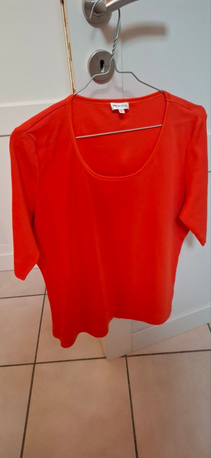 T-shirt dames mt large, oranje, Kleding | Dames, T-shirts, Ophalen of Verzenden, Oranje