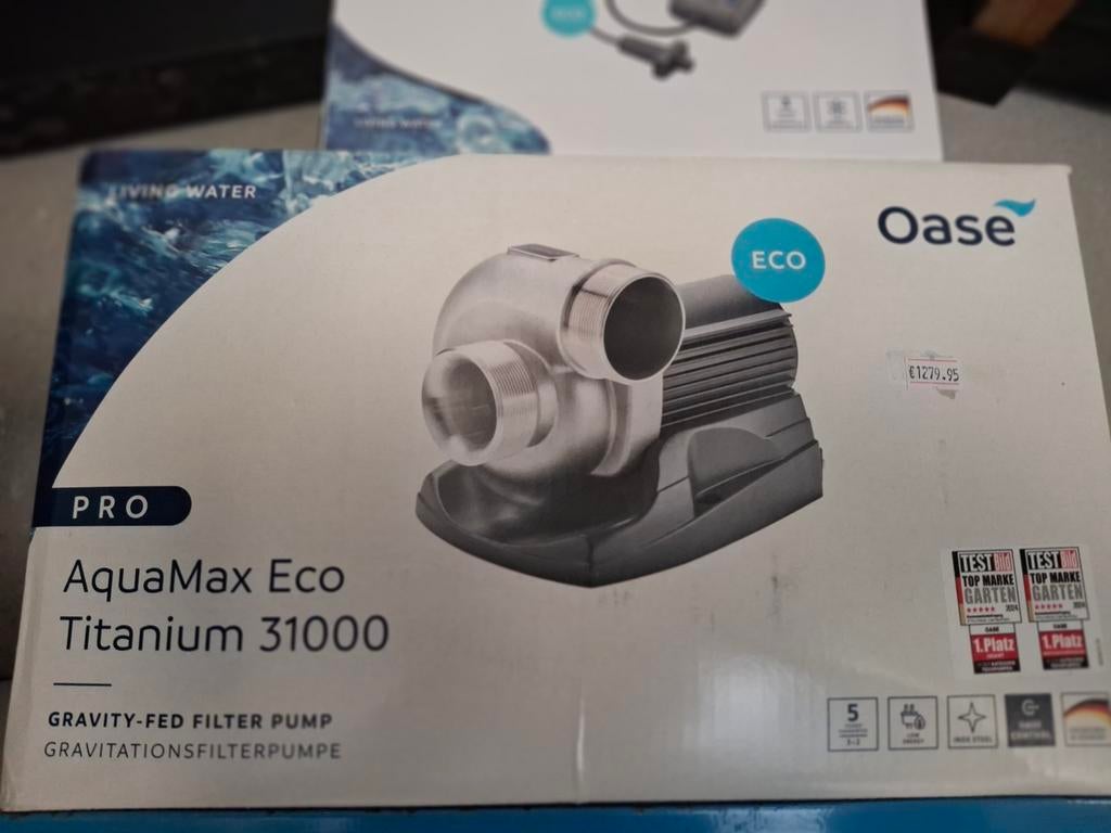 Nieuwe oase aquamax titanium 31000 in promo, Ophalen of Verzenden