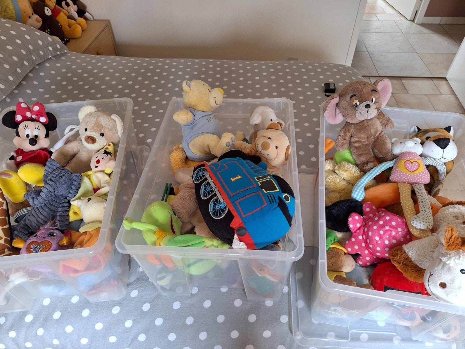 veel knuffels aan 1 of 2 euro, Ophalen, Zo goed als nieuw, Grijs, Jellycat