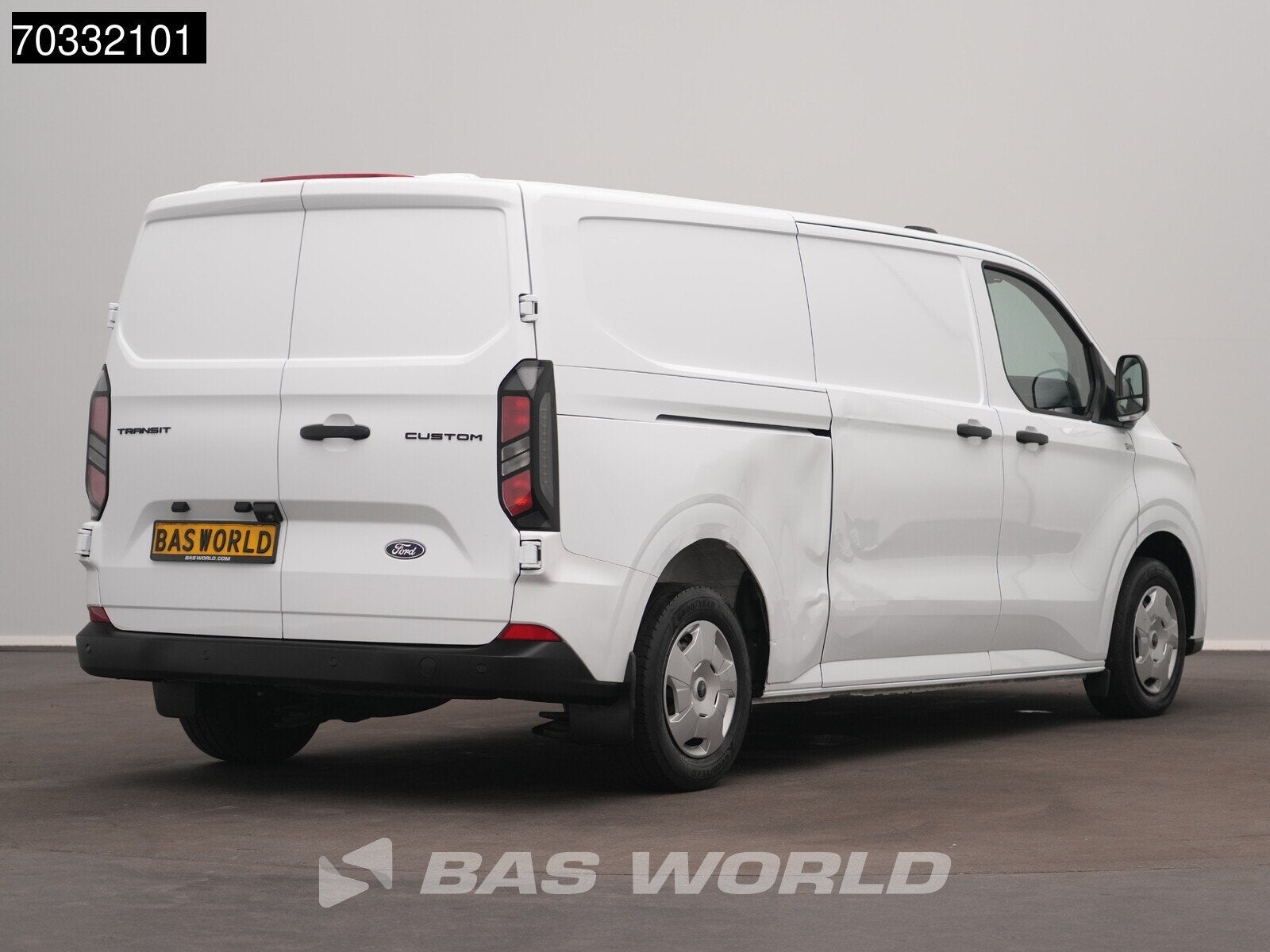 Ford Transit Custom 135pk Automaat L2H1 Airco Navi Carplay C, Auto's, Automaat, Stof, Gebruikt, Euro 6