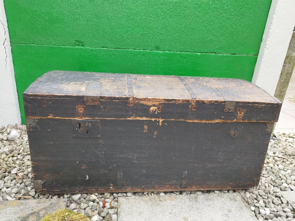 houten kist, Huis en Inrichting, Woonaccessoires | Kisten, Ophalen, Gebruikt
