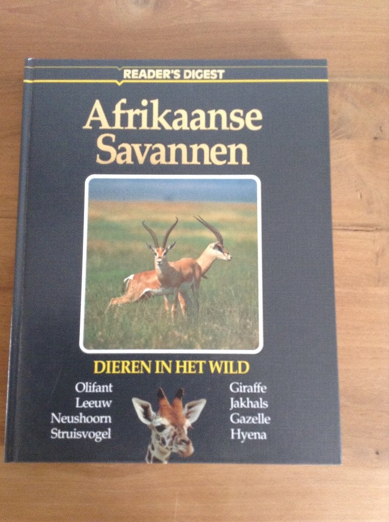 Afrikaanse Savannen - Dieren in het wild, Boeken, Natuur, Ophalen of Verzenden