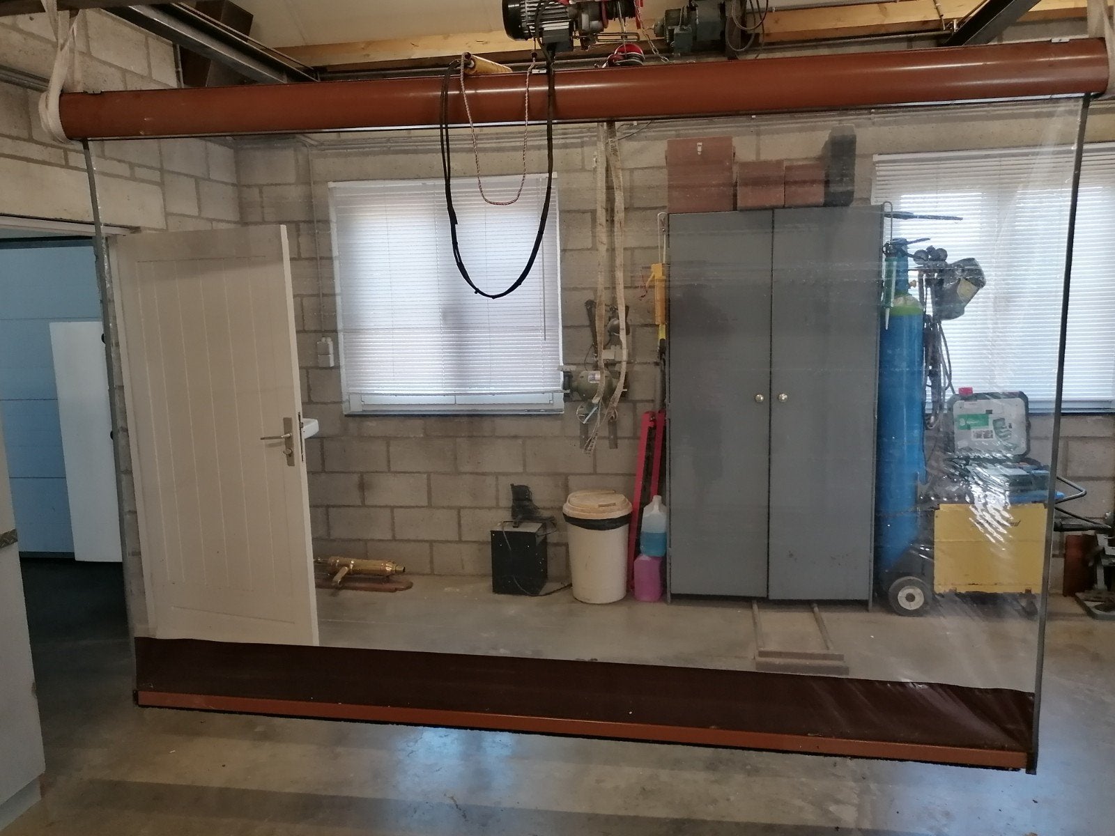 2 stuks screen elektrisch somfy, Tuin en Terras, Zonneschermen, Ophalen, Screen, Elektrisch