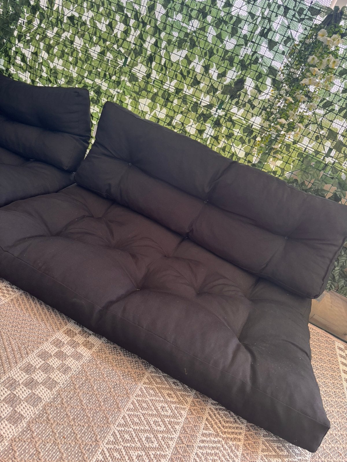 Ensemble de Coussin de palette jardin 120/80, Jardin & Terrasse, Enlèvement, Comme neuf