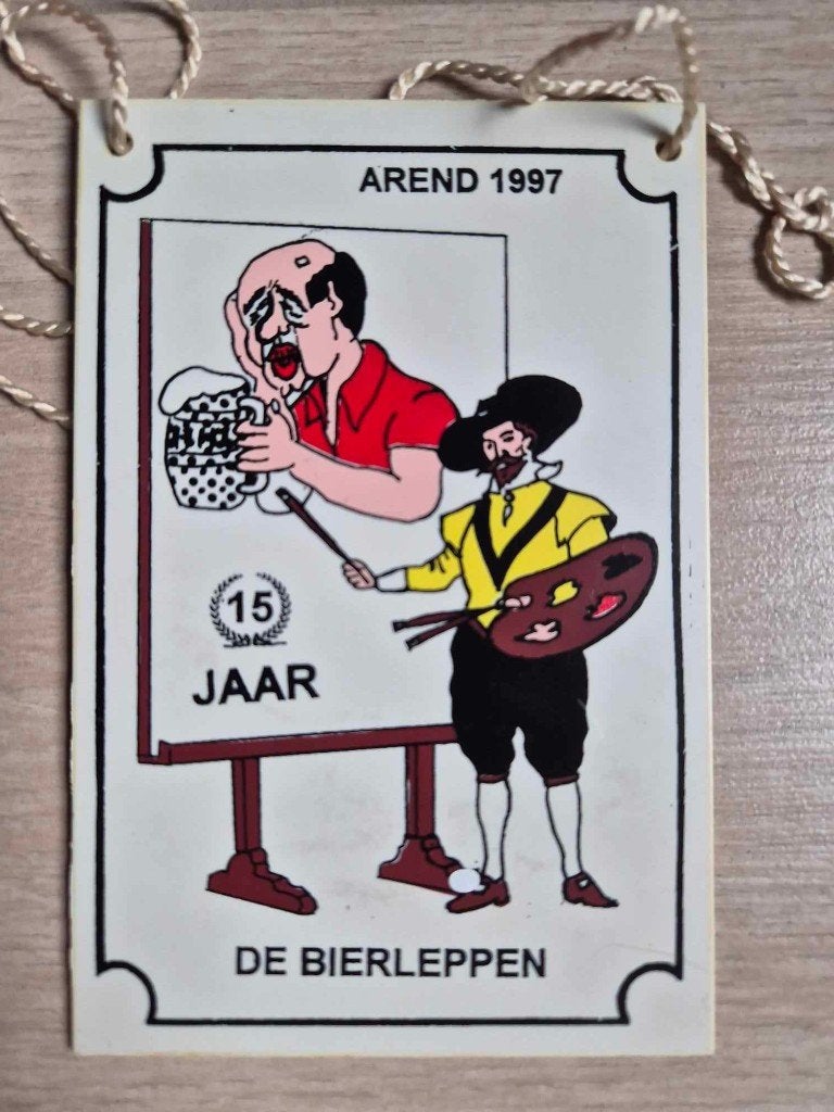 Carnaval medaille Aalst Arend De Bierleppen 1997, Ophalen of Verzenden