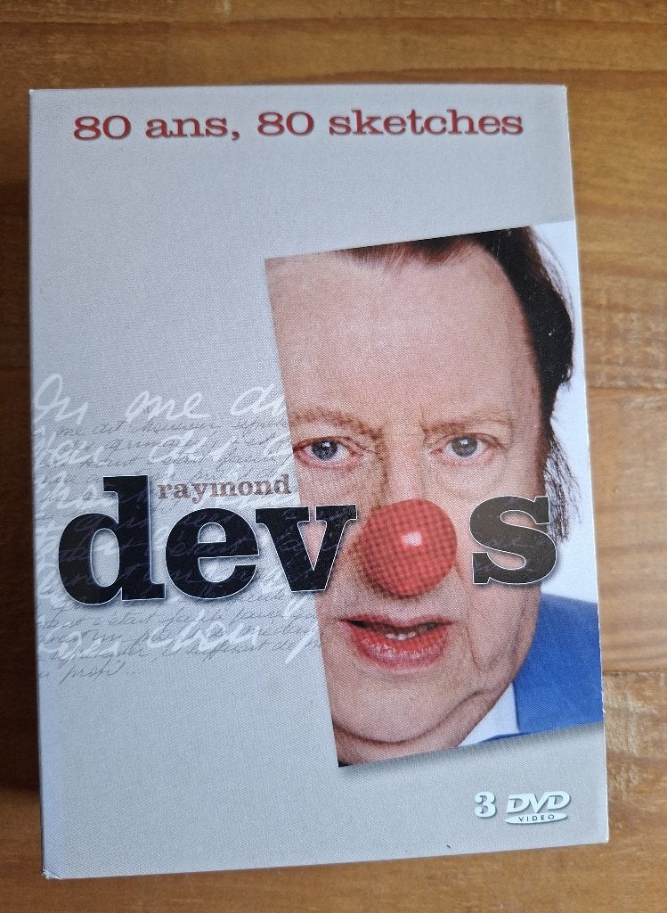 Raymond Devos - 80 ans, 80 sketches - coffret 3 dvds, Enlèvement ou Envoi, Français, Utilisé, Programmes TV ou Sketchs