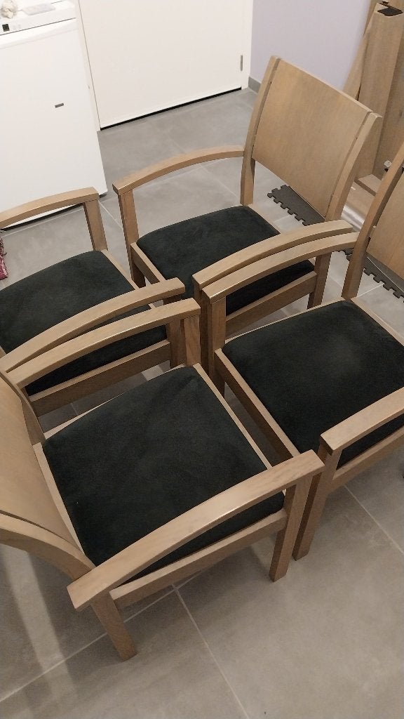 Set van 4 houten stoelen, Ophalen, Gebruikt, Bruin, Landelijk