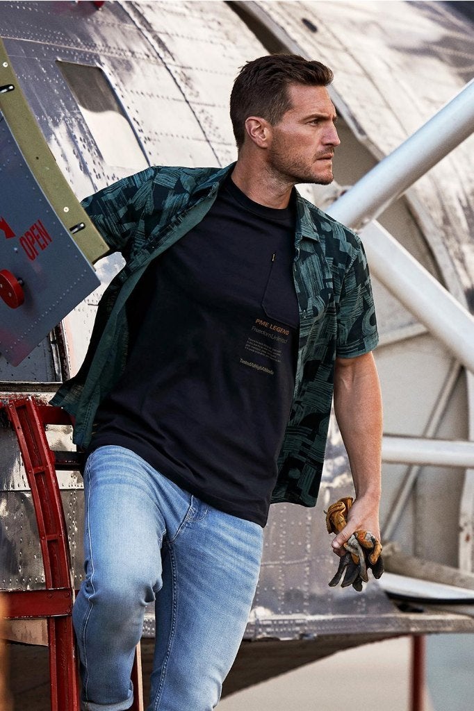 PME Legend herenhemd Blauw/Groen – Maat M – Nieuw met label, Blauw, Nieuw, PME Legend, Halswijdte 39/40 (M)