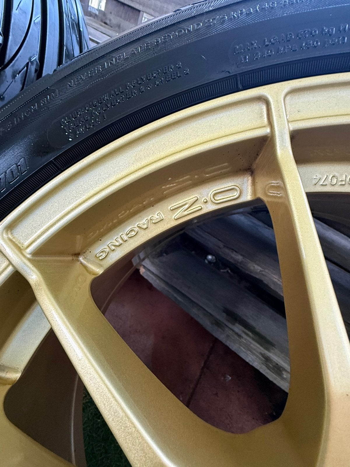 Jantes OZ 5x100, Autos : Pièces & Accessoires, Pneus été, Enlèvement, 225 mm, Pneu(s)
