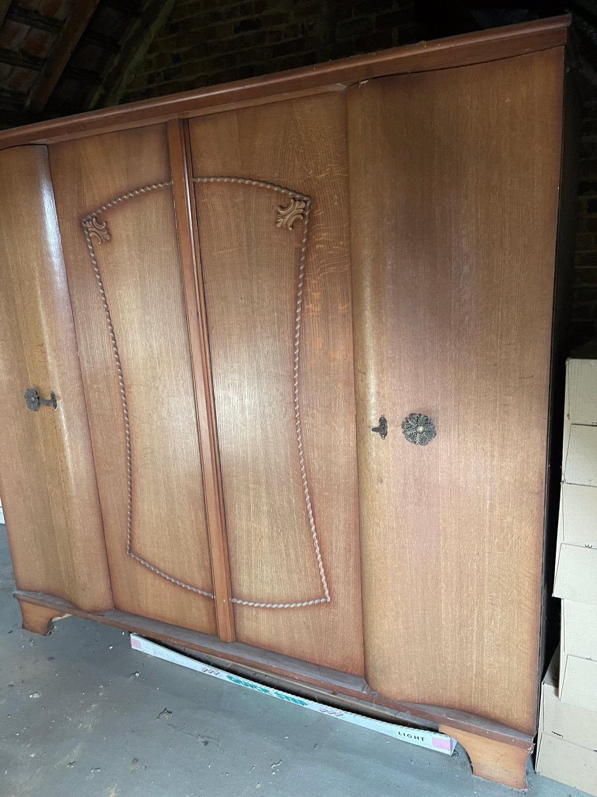 Vintage kleerkast, Huis en Inrichting, Kasten | Kleerkasten, Ophalen, Gebruikt