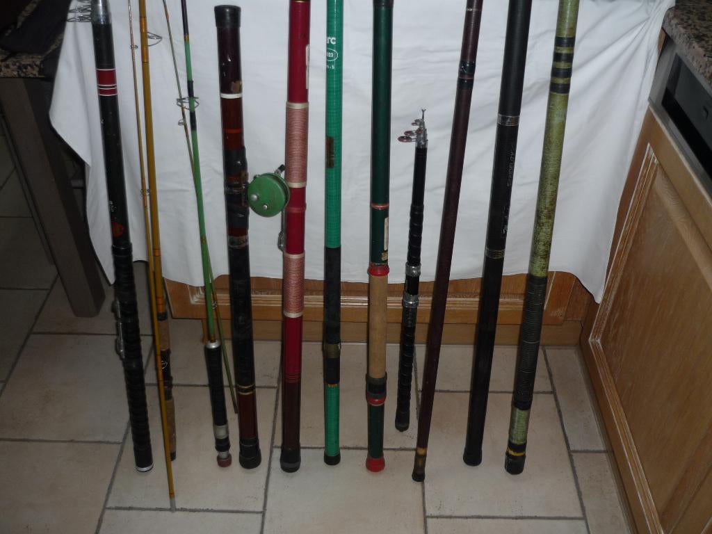 Set hengels - vintage, Ophalen, Gebruikt, Overige typen