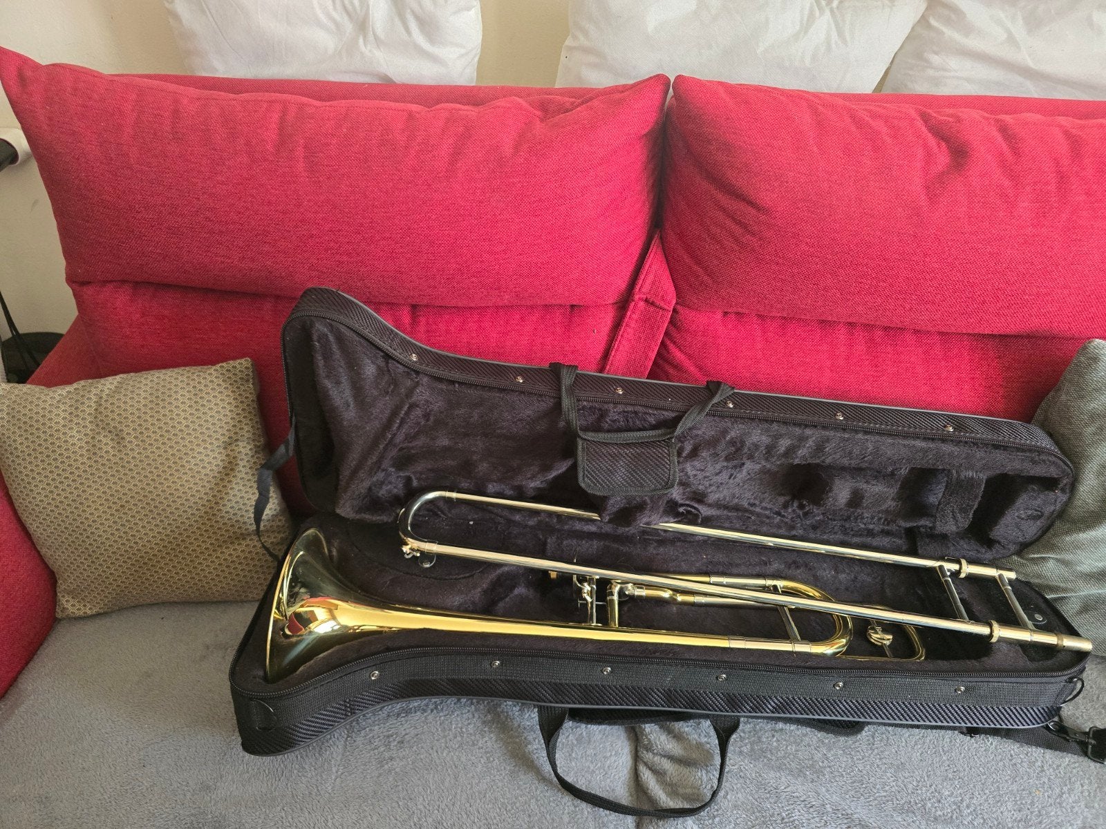 Trombonne à coulisse ténor BACH, Muziek en Instrumenten, Ophalen, Trombone